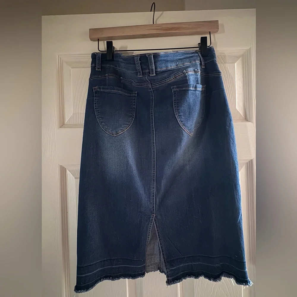 Jean skirt stretchy
